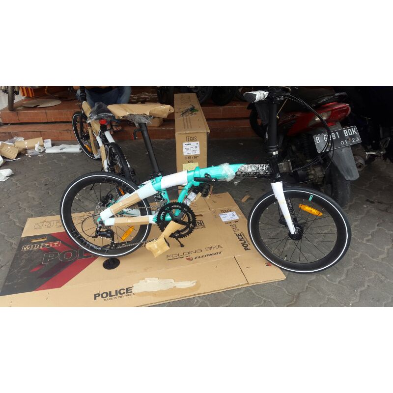 sepeda lipat element ecosmo z9 20 inch hope