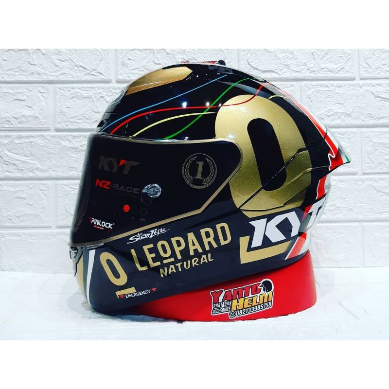 [COD] KYT NZ RACE NZRACE LEOPARD DALLAPORTA LIMITED EDITION SIZE L MURAH