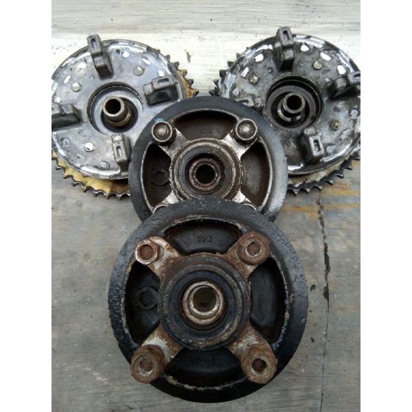 napgir tromol belakang Honda Megapro monoshock versa cbr150 cb150r original second