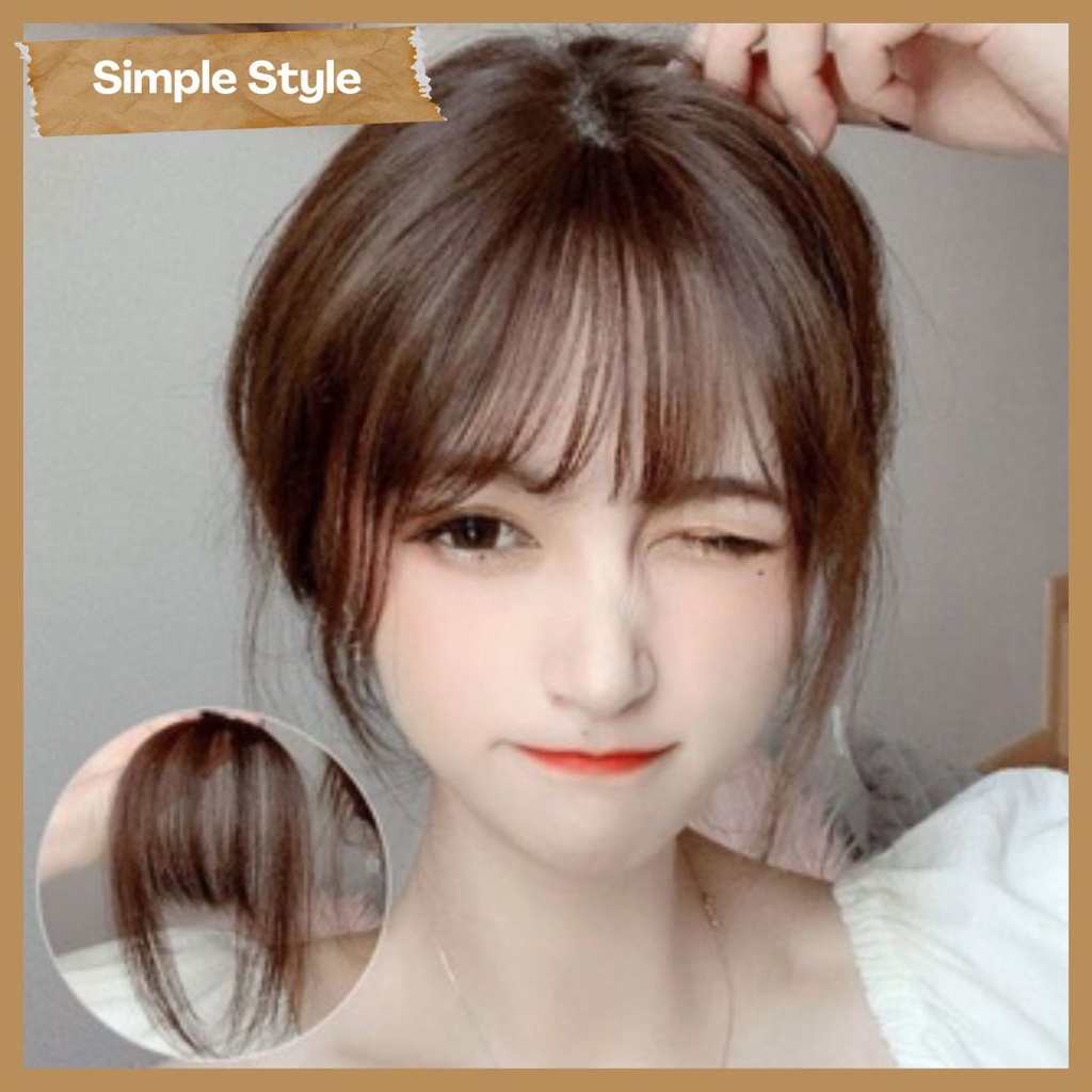 Hairclip Poni Depan Poni Palsu Poni depan korea Poni clip hairclip poni poni palsu korea human hair 
