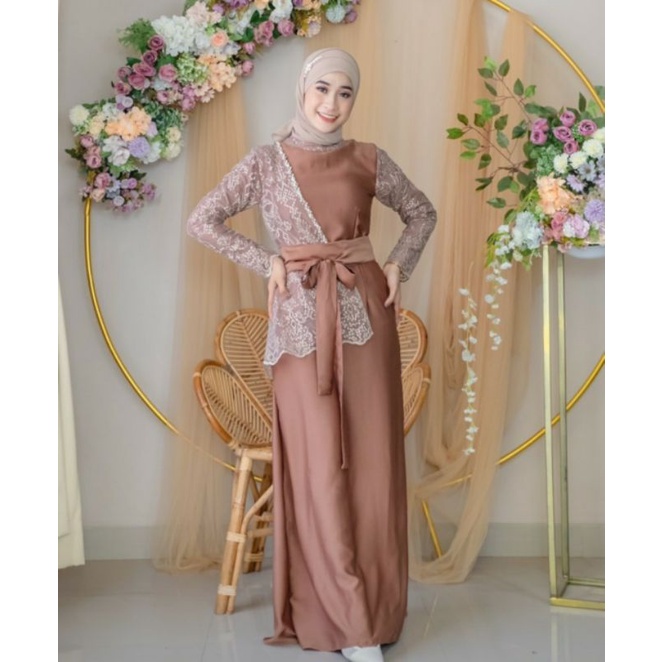 Dress Brukat duyung butik bisa request ukuran dan model