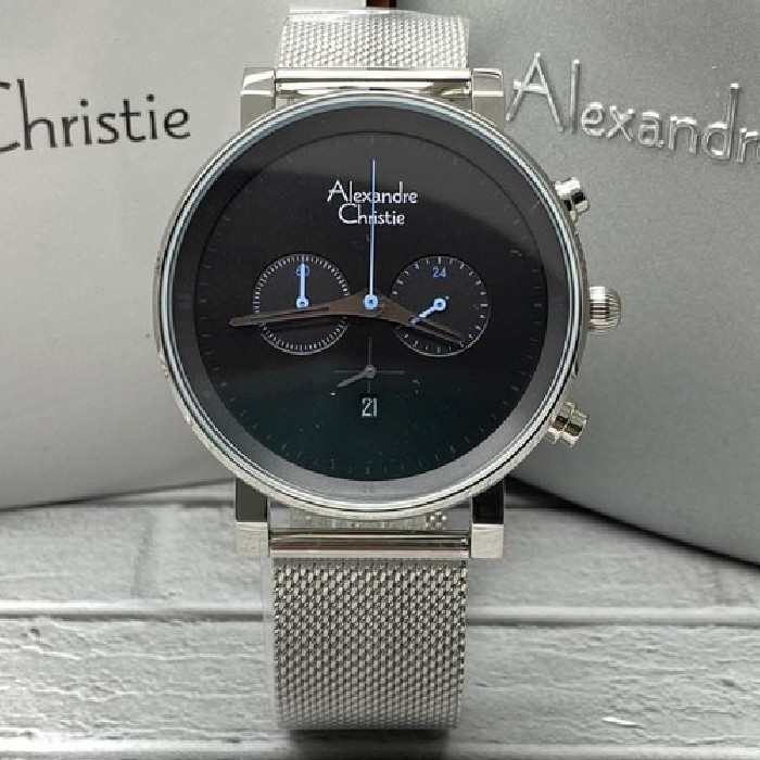 JAM TANGAN PRIA ALEXANDRE CHRISTIE AC 6547 RANTAI PASIR ORIGINAL GARANSI RESMI 1 TAHUN