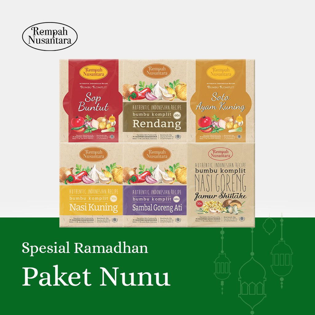 

Seriboe Rempah Nusantara Bumbu Komplit Paket Spesial Ramadhan-Nunu