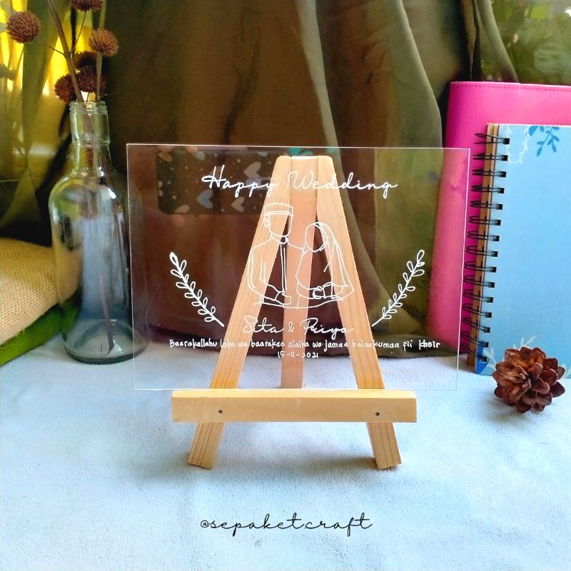 Akrilik Custom / Akrilik Lettering / Acrylic gift / Custom Gift / Akrilik kado wisuda / Akrilik kado