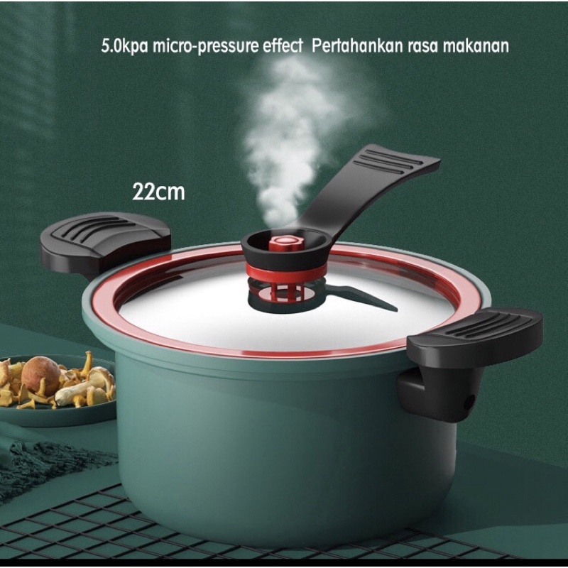 Panci Presto Pressure Import Best Seller Termurah Newstyle Panci Presto Teflon E36 Pressure Cooker Pot Anti Lengket PRESTO 3.5 LITER PRESTO VIRAL PRESTO KEKINIAN