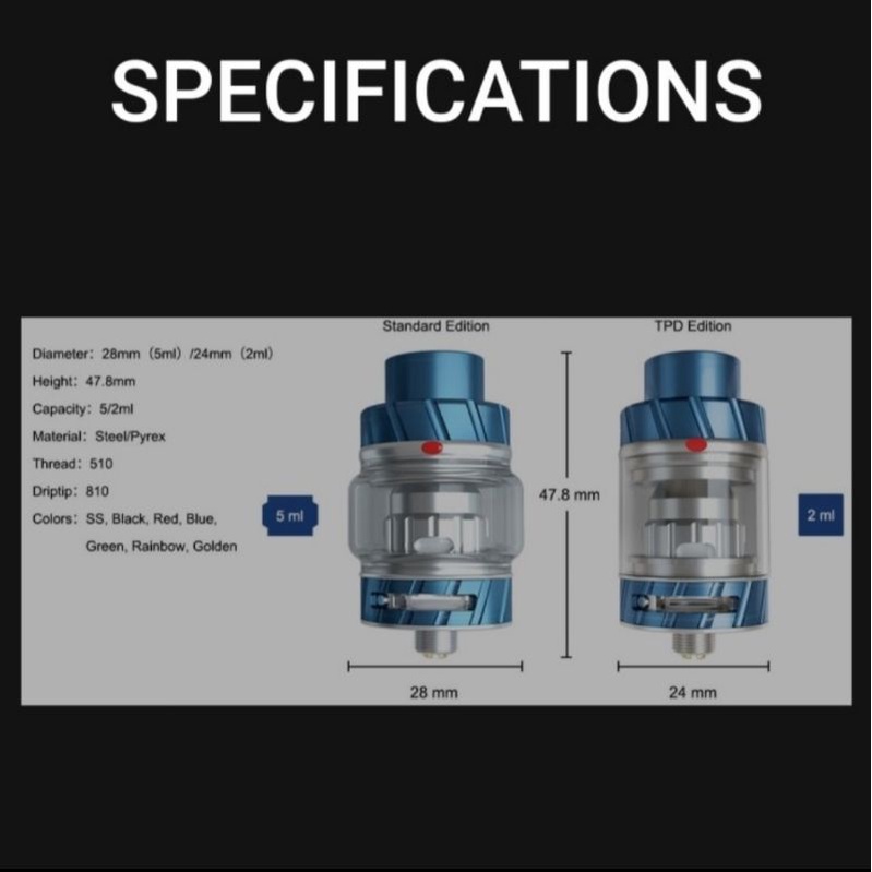 original tank fireluke 2 freemax gemm