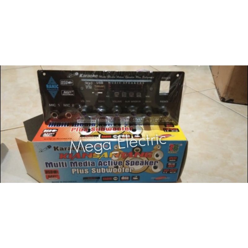 Kit Tone Control Mic Echo Plus Subwoofer - MP3 - USB