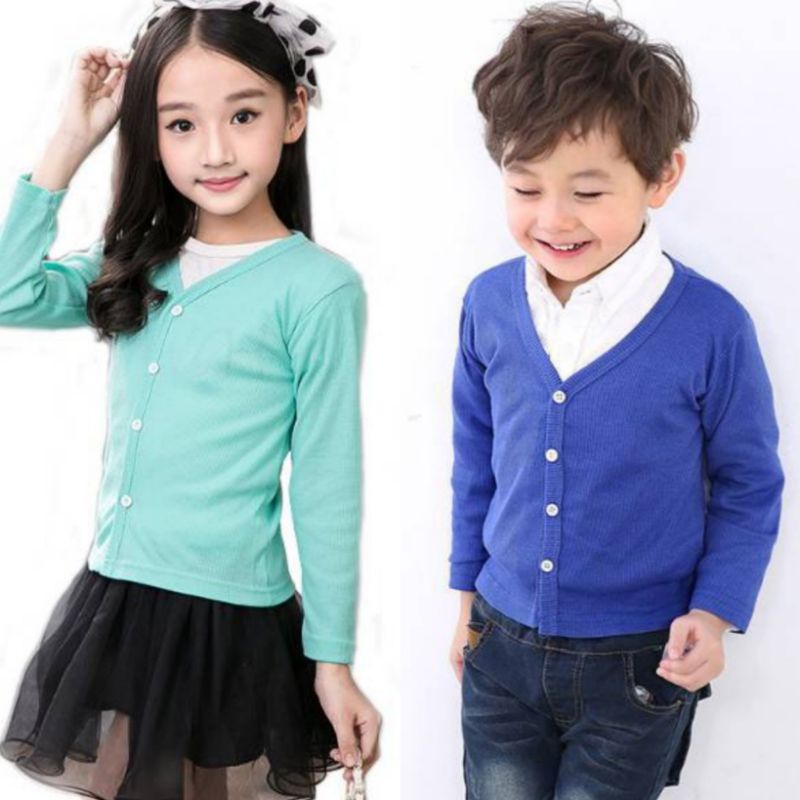 Cardigan Anak cewek cowok Knit Asli Import 0-9 Tahun