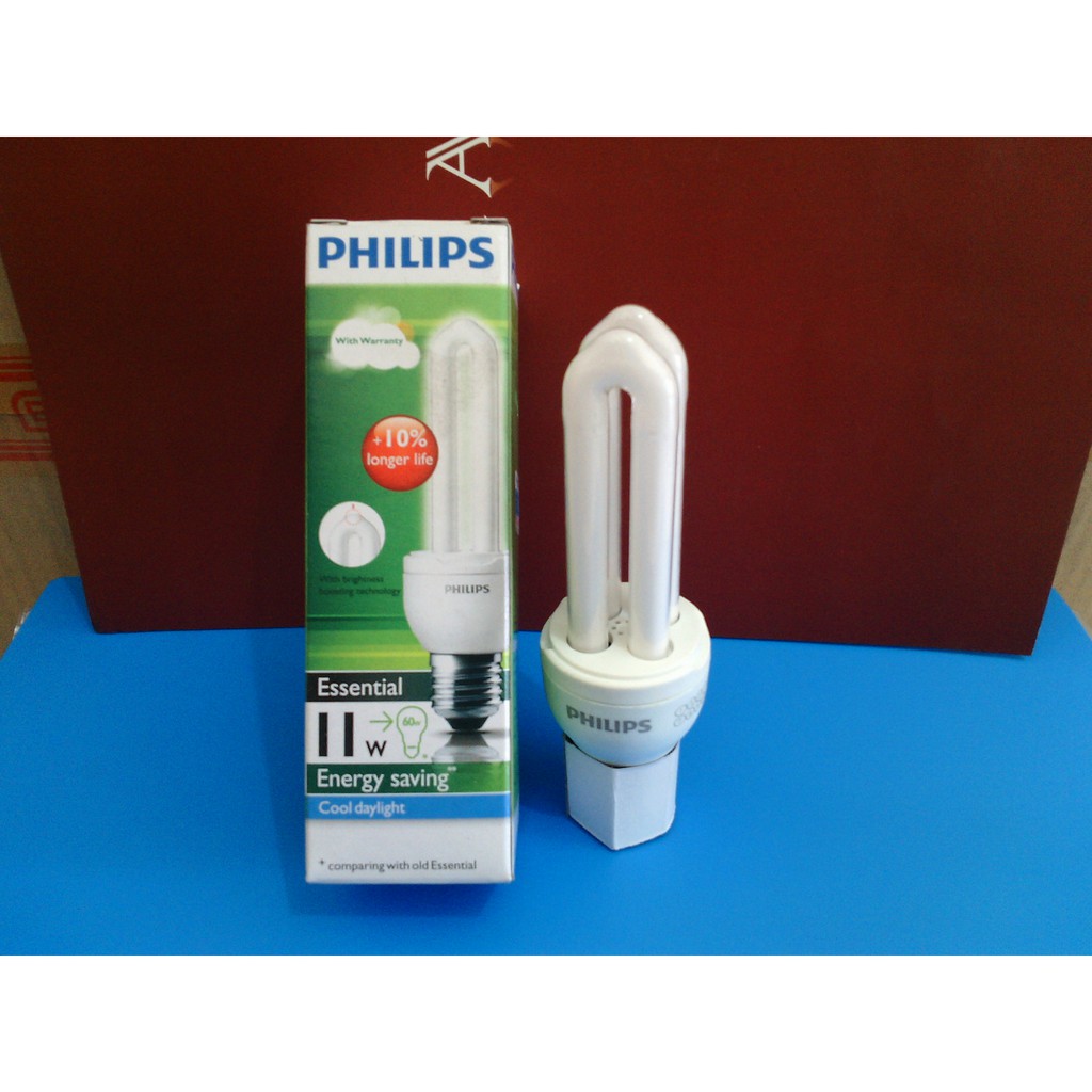 PHILIPS Lampu Essential 11W 11watt 11 watt