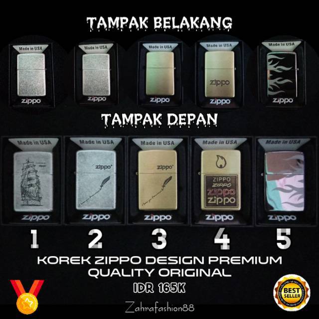 KOREK API GAS ZIPPO BERMOTIF DESIGN KW SUPER