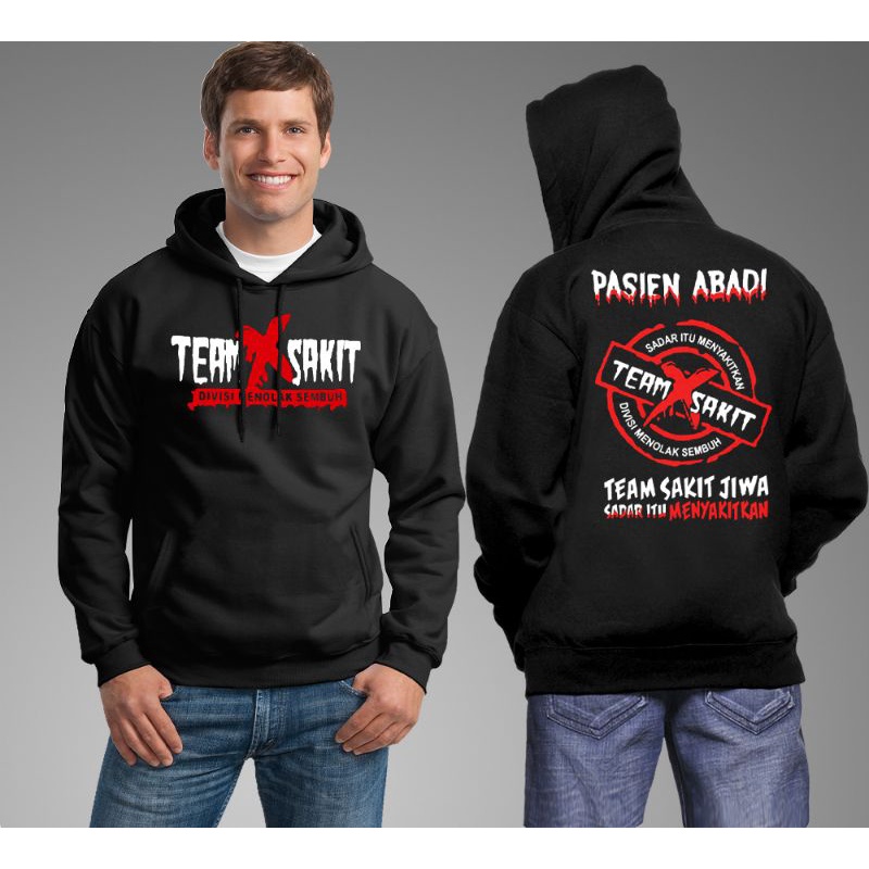 SWEATER TEAM SAKIT , jaket sweater pria, sweater distro, hoodie pria