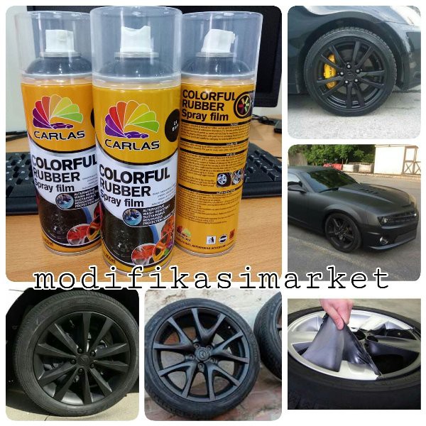 

CARLAS RUBBER PAINT PLASTICDIP Cat Kelupas Warna C4-BLACK
