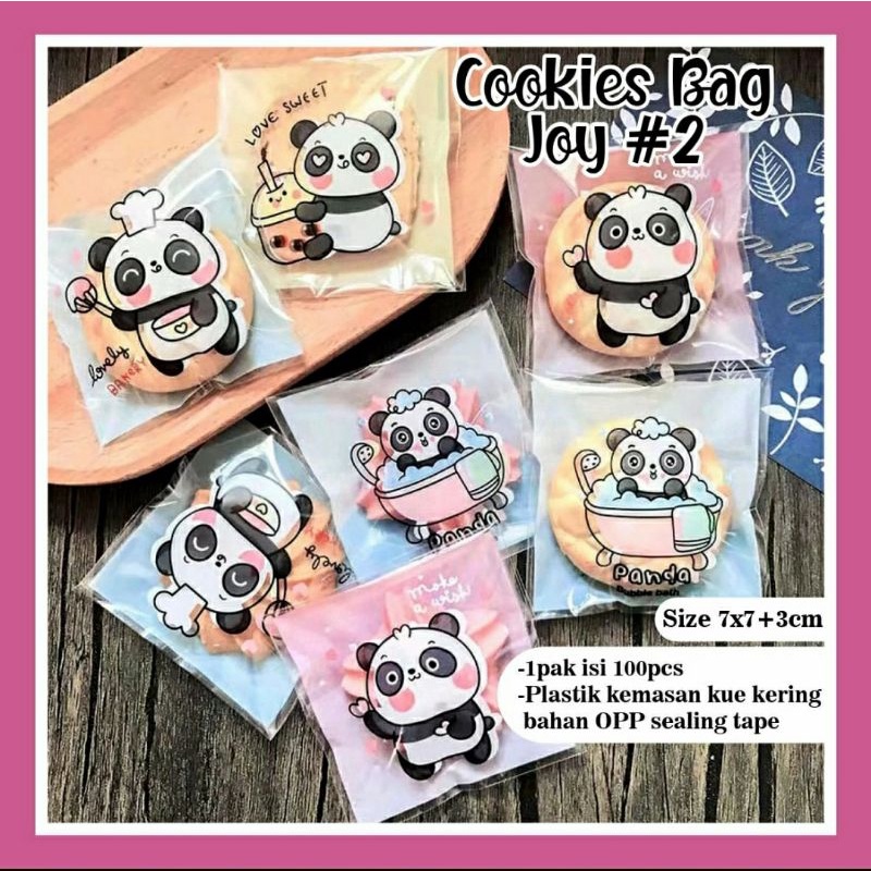 10 pcs Plastik LUCU  KARAKTER Packing Kue, cookies, accessories squishy kue kering
