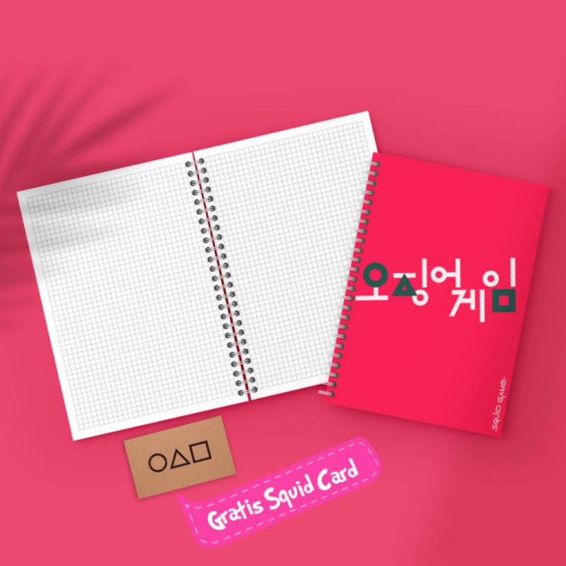 

NOTEBOOK SQUID GAME / NOTEBOOK A5 SQUID GAME / BUKU RING SPIRAL /