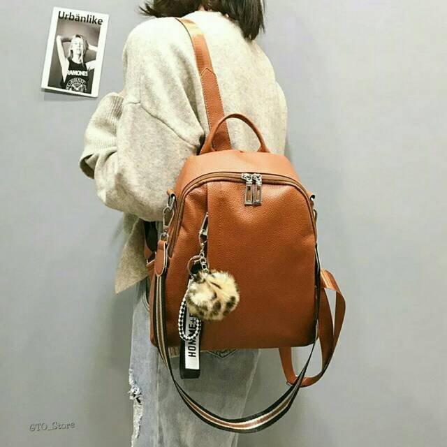 Tas Ransel Wanita Cantik Import Batam Dollyn Cabella - Tas Ransel Fashion Wanita Remaja 2IN1