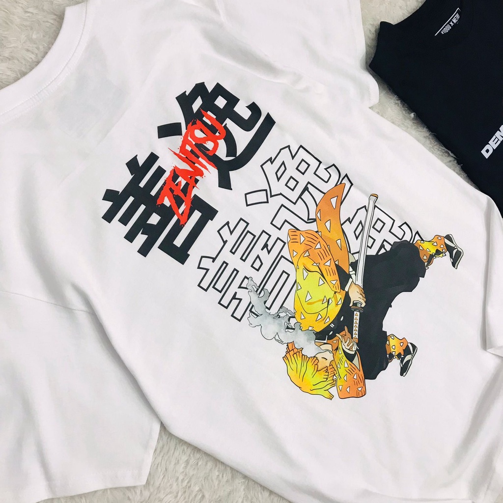 Tshirt Zenitsu Goodness Demon Slayer Kimetsu No Yaiba Anime Manga Kaos KNY Wibu Otaku Unisex