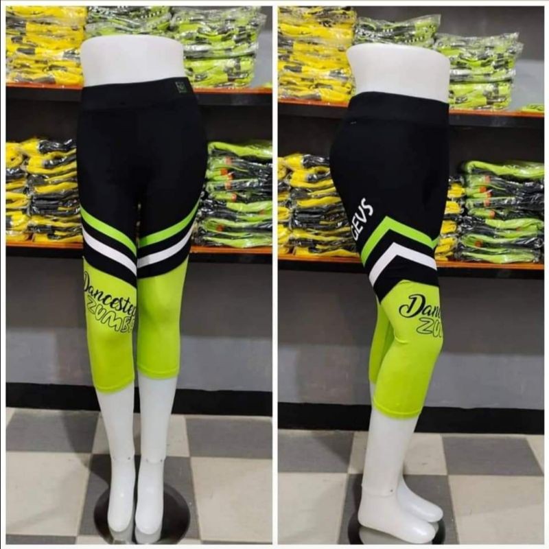 legging senam gevsportwear / legging 7/8 zumba aerobic / baju senam