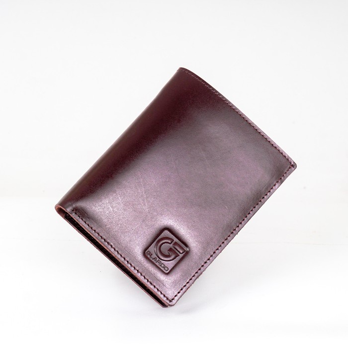 NEW Dompet Kulit Glardo WJ001 - Coklat Tua, 10x12.5