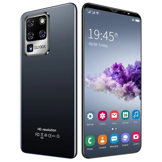 HP Smartphone Murah S30UPlus 6.1 inci Handphone  Android 8GB +128GB HD Kamera Gratis ongkir-hitam