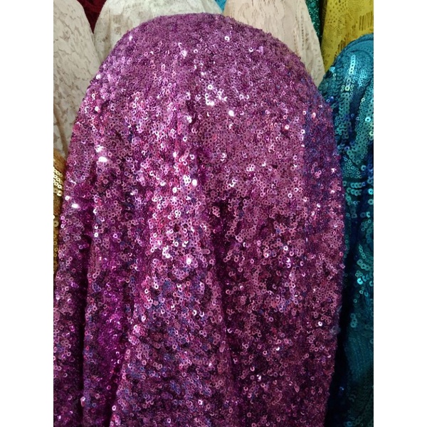 bahan kain sequin/seribu payet