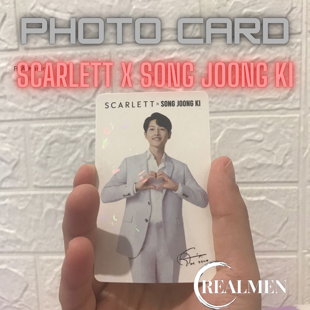 SCARLETT X SONG JOONG KI EXCLUSIVE PHOTO CARD | POSTCARD LETTER PHOTOCARD TWICE