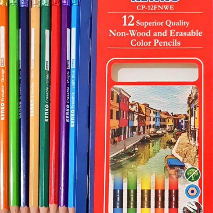 

Bergaransi Pensil Warna Kenko Bisa Dihapus / Pensil Warna Hapus Kenko 12 Warna Hot Sale