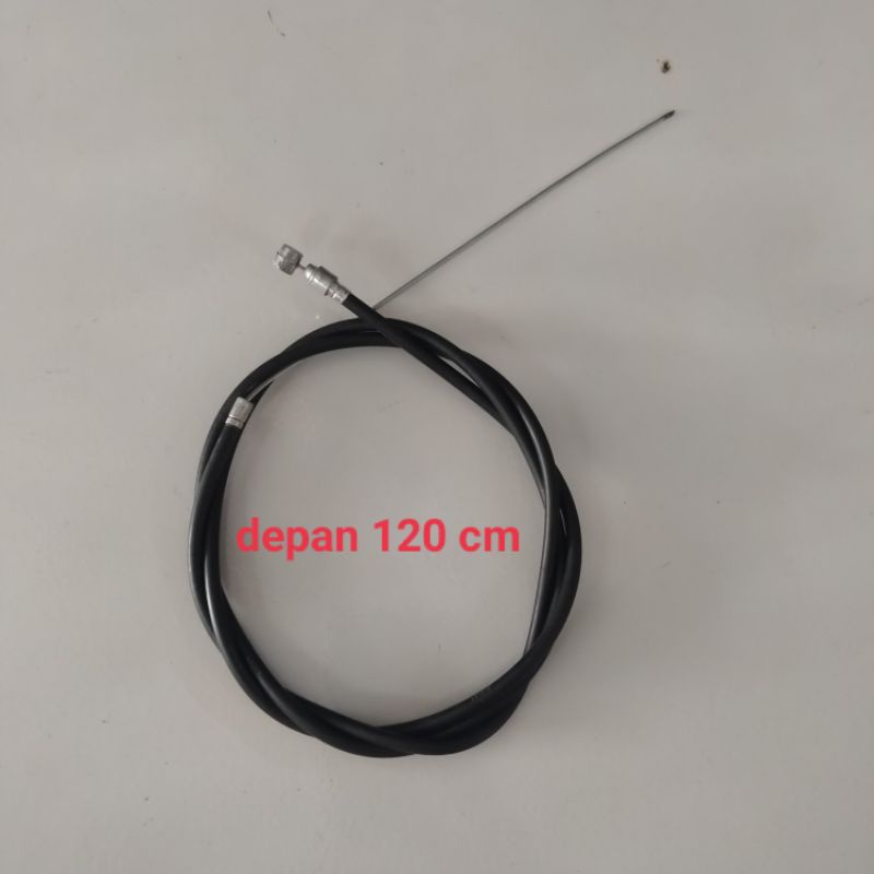 KABEL/TALI REM SEPEDA DEPAN/BELAKANG SEPEDA-Depan 120 cm