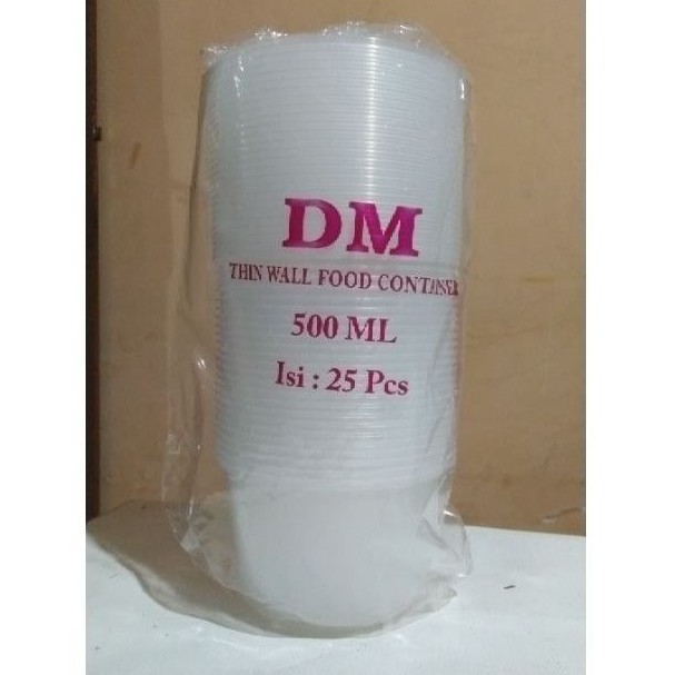 Thinwall Cup 500ml isi 25