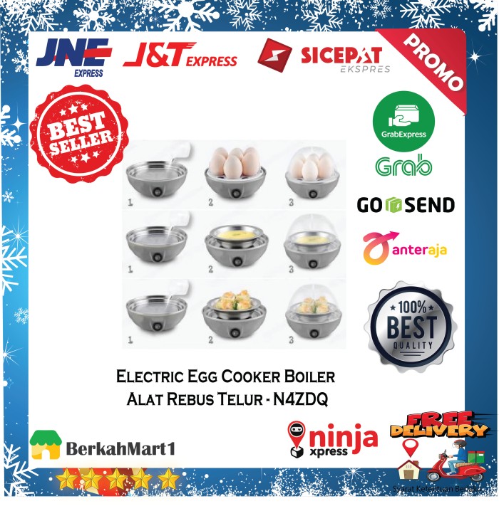 Promo ??? Alat Perebus Telur Elektrik - Electric Egg Cooker Boiler