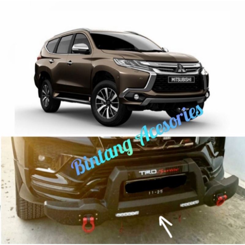 Tanduk Depan Mobil All New Pajero Sport 2016 2020 Model Giga