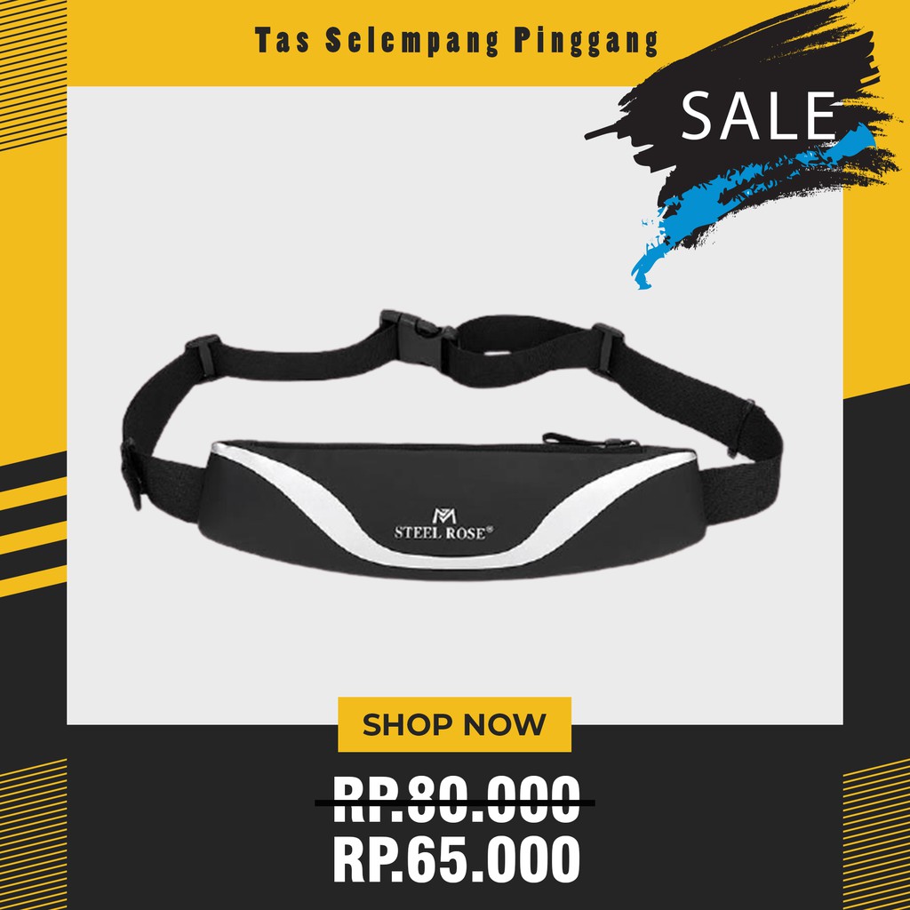 Tas Selempang Kecil PRIA Waist ||Terbaru 2020||ORI UNIK Terlaris multifungsi