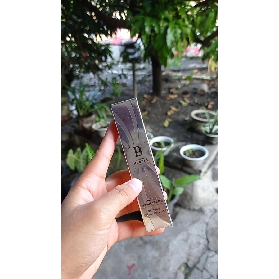 [BPOM] Premiere Beaute Reshape Bushy Volum Maskara Curled Lash Waterproof Mascara Silver Swirl Serie
