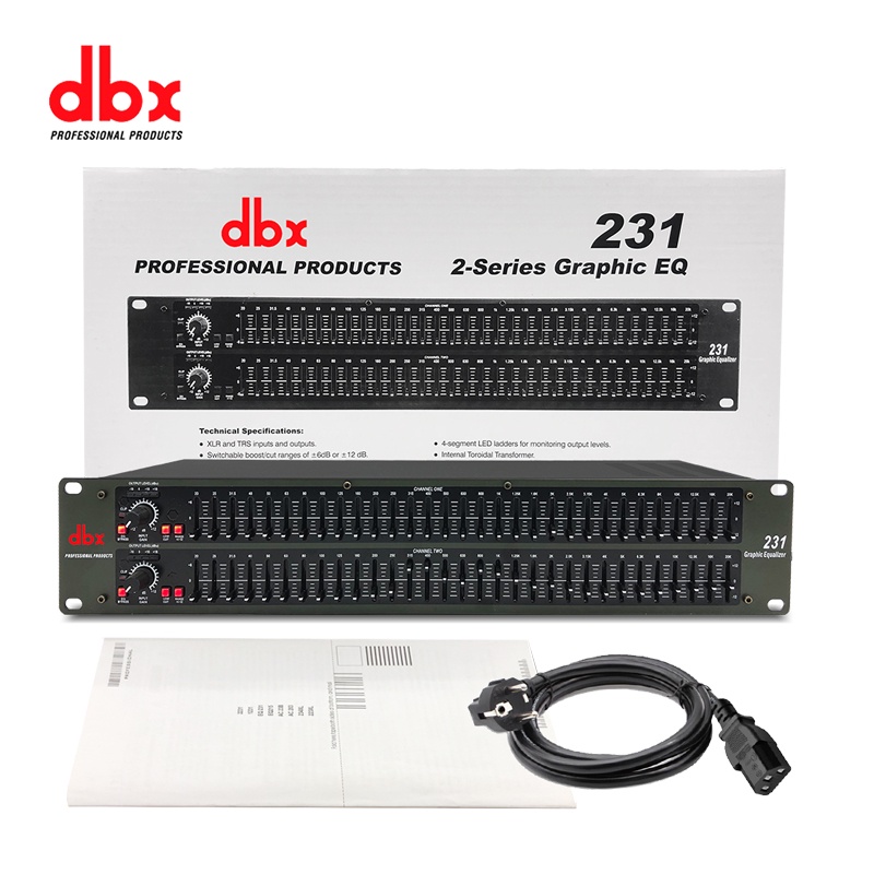 [COD] Equalizer DBX 231EQ, penyesuaian 31-band dua lapis Equalizer DBX 231 - dbx231 (31 Channel )