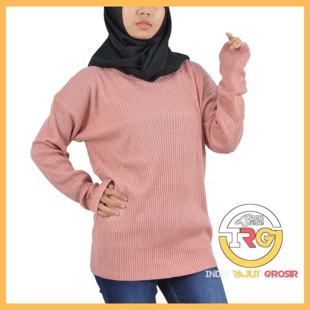 [ TERLARIS ] BOXY ABG PREMIUM / SWEATER RAJUT WANITA / ATASAN RAJUT WANITA / BAJU ABG / KOREA STYLE