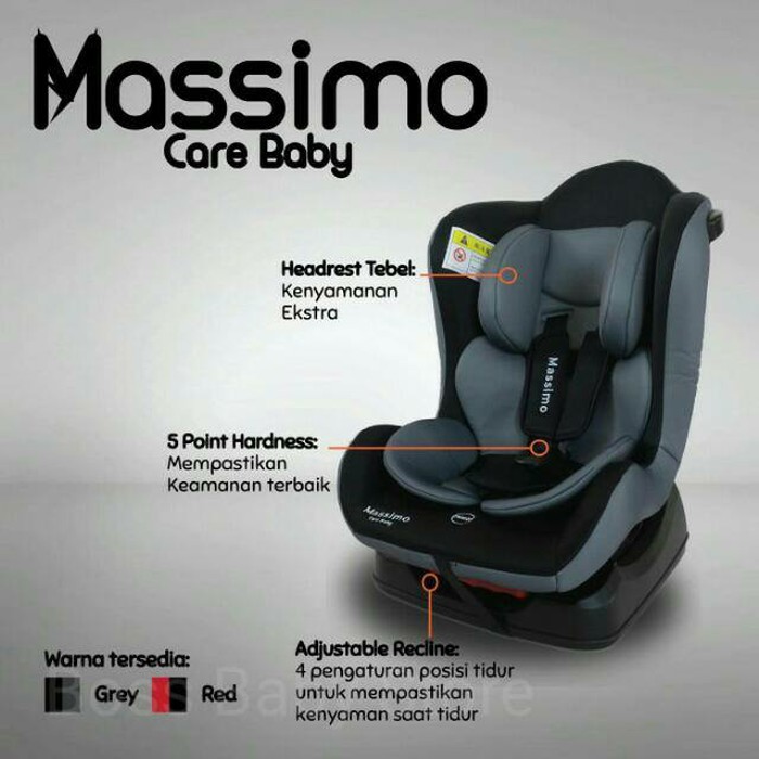 carseat massimo dudukan mobil bayi care massimo