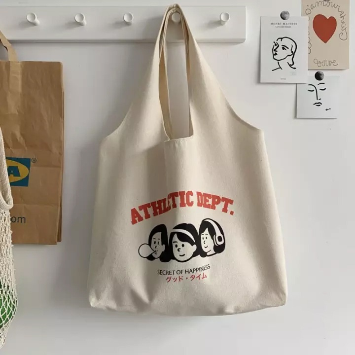 TOTEBAG VINTAGE - TOTEBAG WANITA UKURAN BESAR TERBARU TERMURAH TAS SELEMPANG DAN BAHU WANITA-1