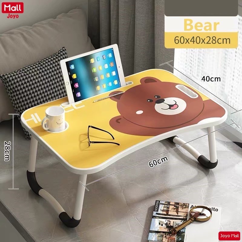 MEJA LIPAT/MEJA LAPTOP/MEJA LIPAT ANAK/MEJA LIPAT LAPTOP-Bear