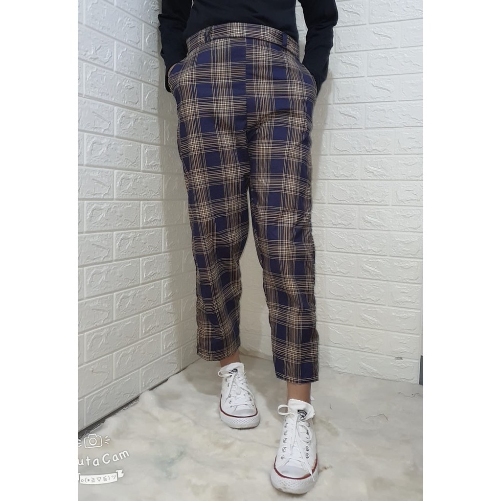 Rillo - Margaret Pants / Casey Pants / Chinos Margaret Tartan Kotak