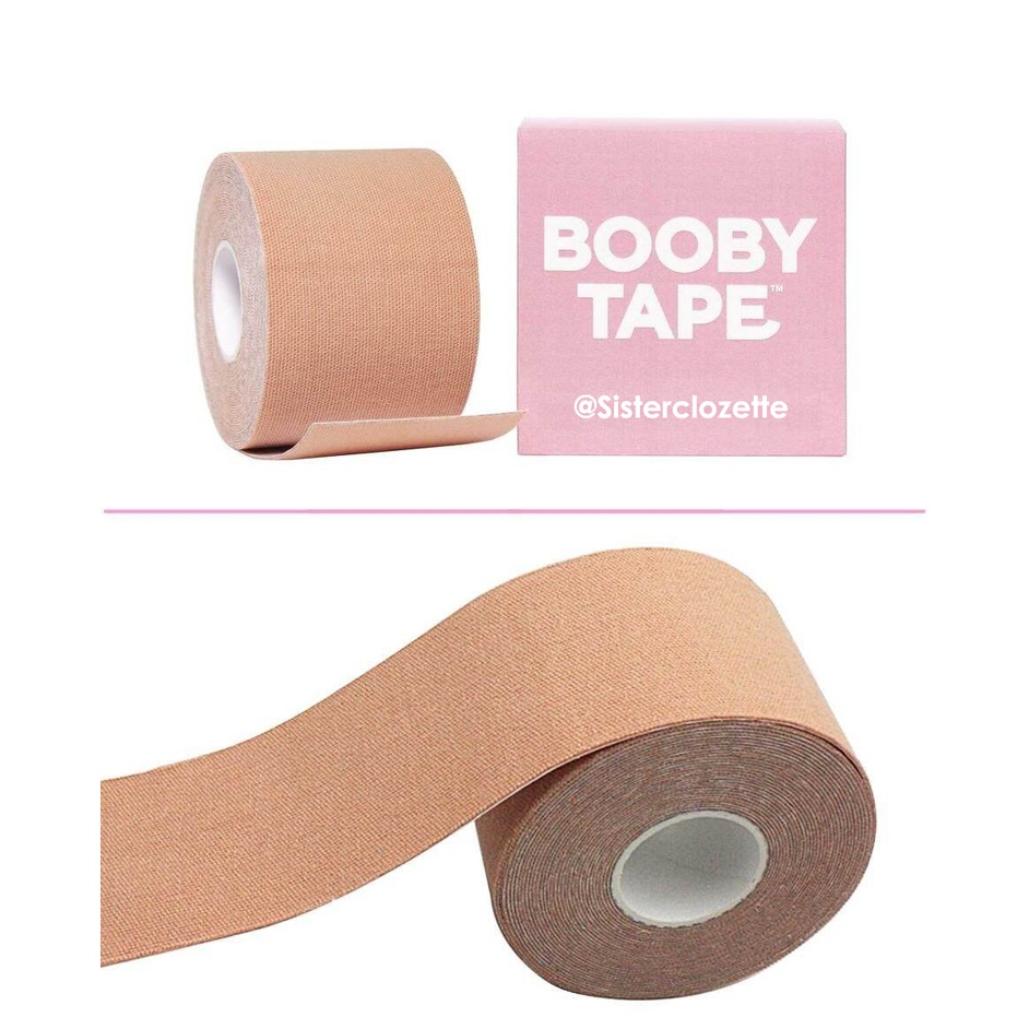 FREE SILICONE NIPPLE COVER + BOOB TAPE SISTERCLOZETTE - BODY TAPE BRA TEMPEL PENGGANTI BH