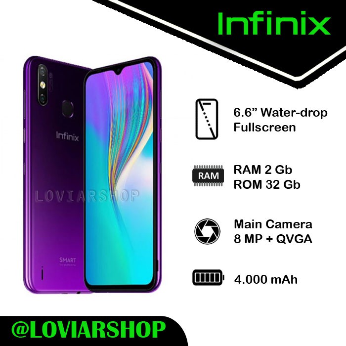 Infinix Smart 4 X653c Ram 2 32gb Garansi Resmi Shopee Indonesia