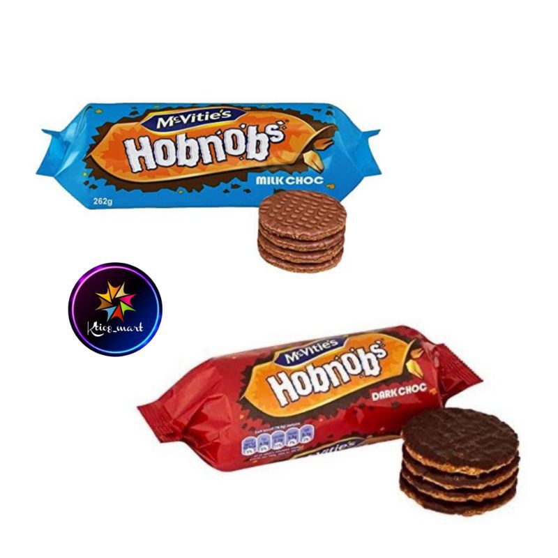 

Mcvities Hobnobs Milk Choc/Dark Choc 262gr/Biscuit Import