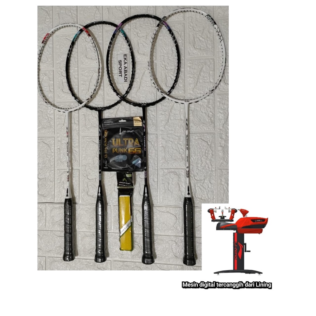 Raket Zilong Groun Zero, WaveNami 311, Xenocage {Free Senar Ultra Punk 66 + Grip Kain}  Gratis Pasan