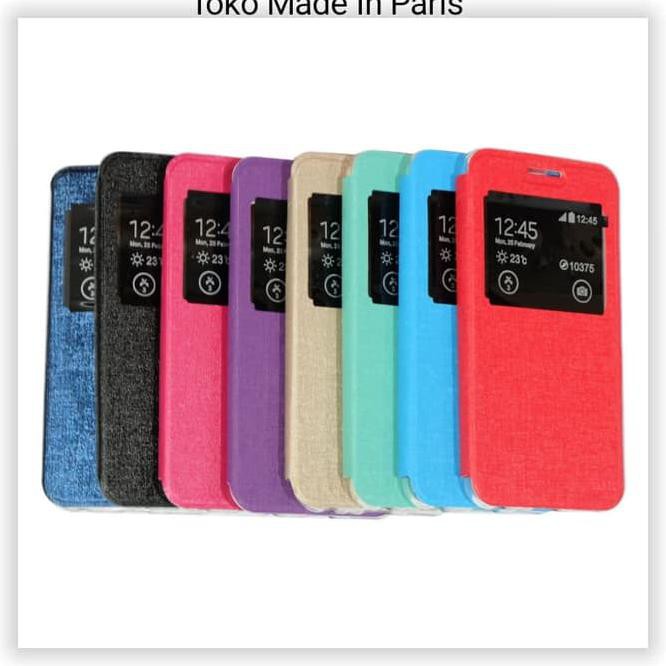 Terbaru Samsung Galaxy S6 Edge Plus / Flip Leather Case Casing Cover *