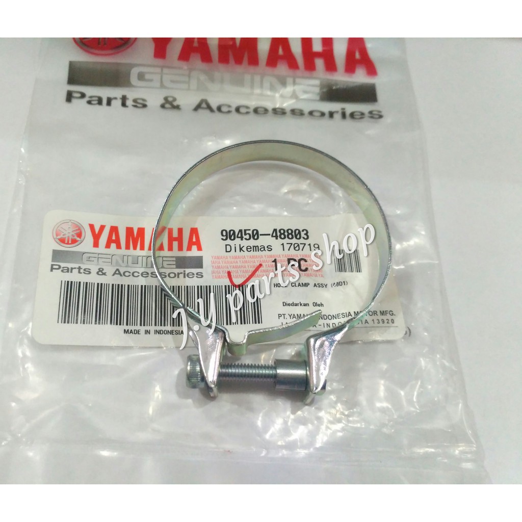 KLEM CLAMP KARET INTAKE INTEK MANIFOLD MANIPUL R15 LAMA V2 XABRE BYSON FI VIXION NEW BK8 NVL NVA MX KING ORIGINAL YGP 90450-48803