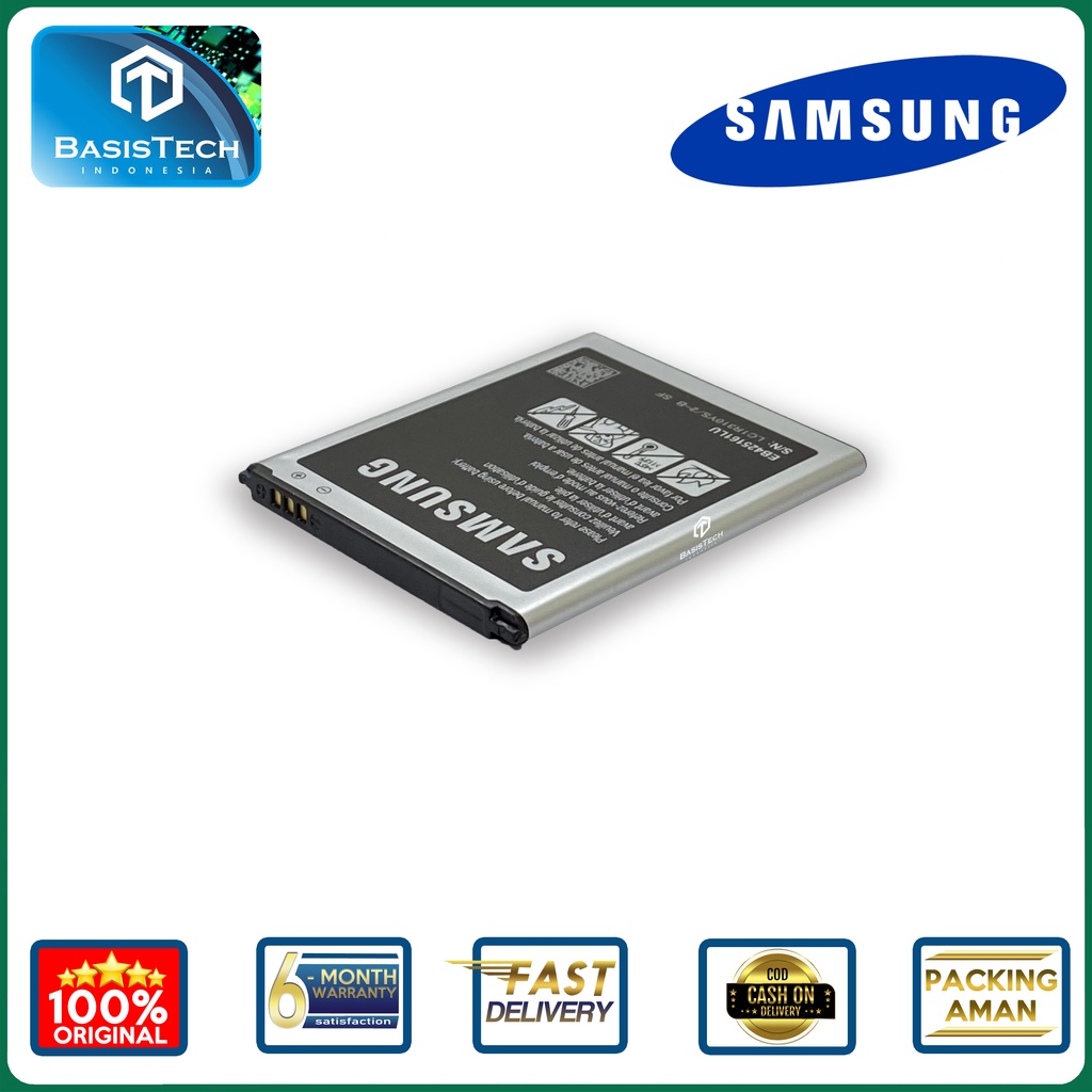 BATERAI SAMSUNG J1 MINI J105 - ACE 2 i8160 - S3 Mini i8190 - V2 - EB425161LU - ORI100