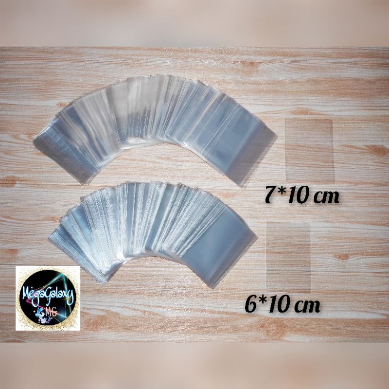 Inner Sleeve Plastik Kaca OPP aksesoris Photocard Kpop isi 10pcs