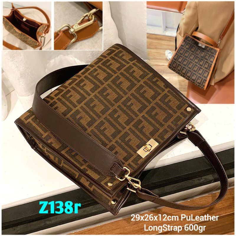 Gij. 1kg2 FF SLING HAND BAG . Z138r . K1565 G254oe A5882 E5510  FL  Tas Selempang Tangan Wanita Impo