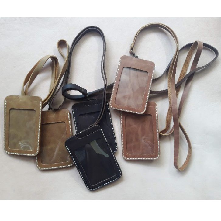 

Tempat Id Card Bahan Dari Kulit Sapi Crazyhorse Handmade/Id Card Holder