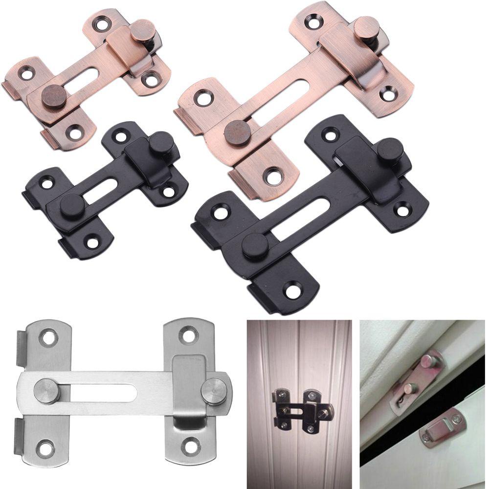 Preva Pengait Holder Hardware Sekrup Stainless Steel Silent Gate Gesper Gembok Clasp Kabinet Catches