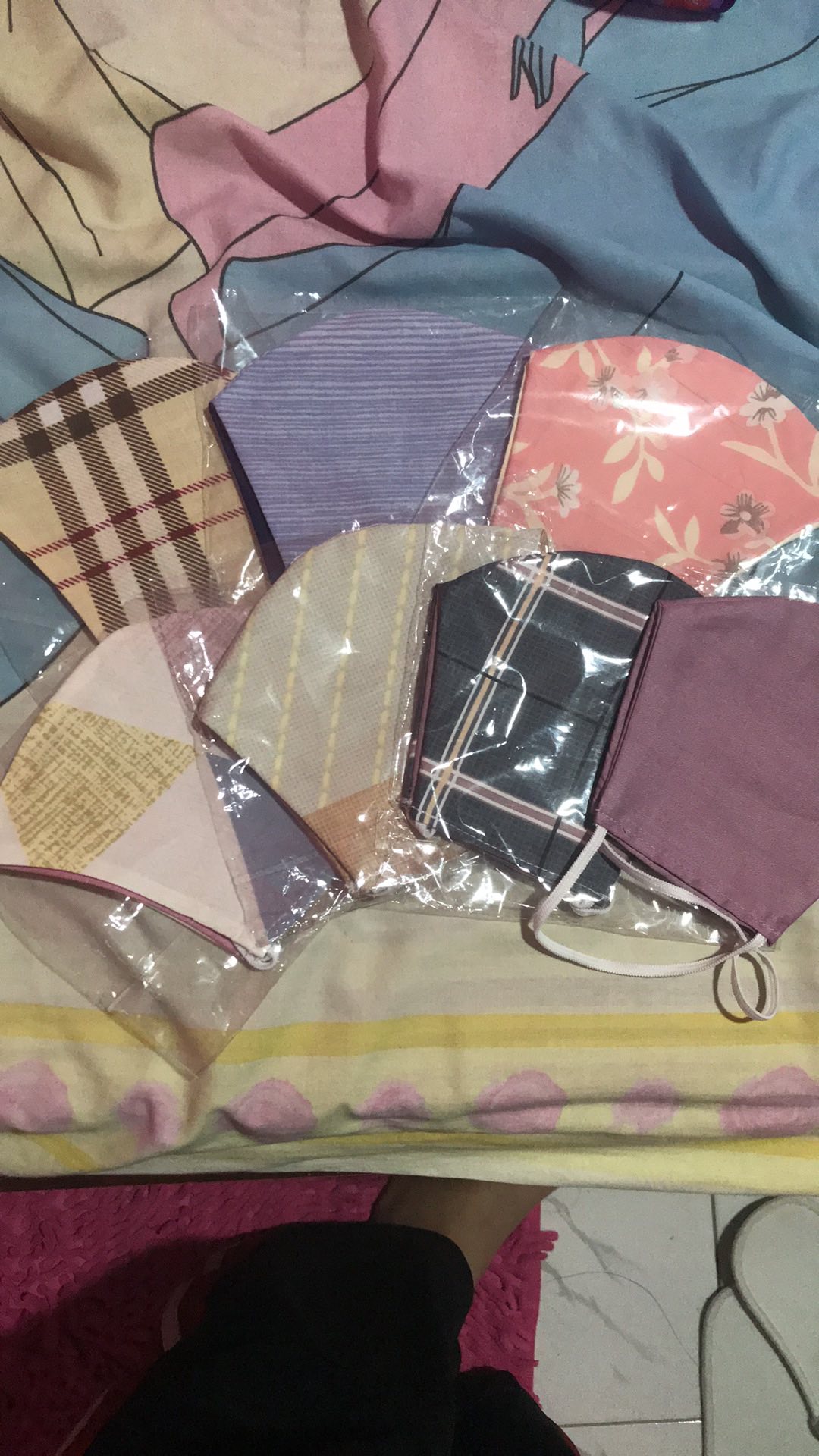 Headloop Batik Masker Katun Motif Part 3 With Slot Tissue / Filter /katun 2ply